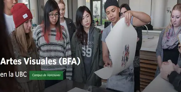 Licenciaturas Universitarias con Beca: Medios y bellas artes: Artes Visuales (BFA / Vancouver) | Sitio Web Oficial Becas.org.es