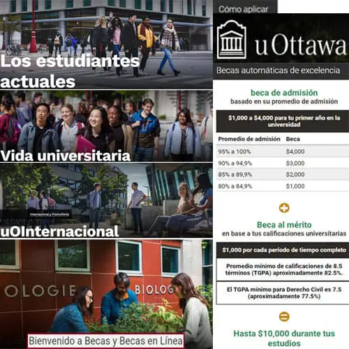 Becas y premios de la Universidad de Ottawa: Requisitos, Solicitud | Sitio Web Oficial Becas.org.es