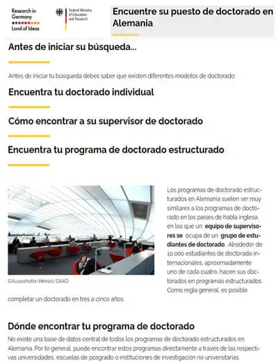 Documentos de la solicitud para una beca DAAD: Anfitrión (supervisor universitario) | Sitio Web Oficial Becas.org.es