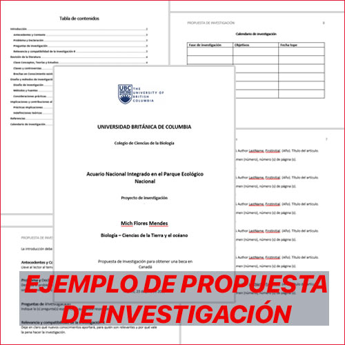 Plantilla 1: Propuestas de investigación (Descarga Gratis) | Sitio Web Oficial Becas.org.es